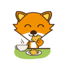 ๋オレンジキツネ（個別スタンプ：10）