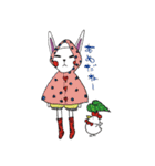 うさぎとにわとり（個別スタンプ：27）