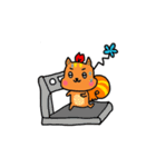 Squirrel and Chick（個別スタンプ：33）