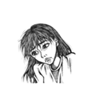漫画女子（個別スタンプ：8）