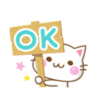 メッセージにゃんこ（個別スタンプ：5）