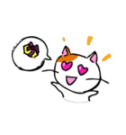 Weird cat ！（個別スタンプ：24）