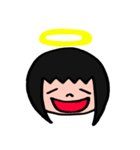 女の子時々動物（個別スタンプ：7）