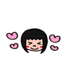 女の子時々動物（個別スタンプ：10）