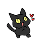 黒猫の日常スタンプ（個別スタンプ：23）