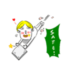 Jianjian boy of Summer Letter（個別スタンプ：13）