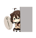 犬系女子スタンプ（個別スタンプ：4）