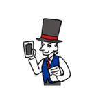 ダンディー紳士（個別スタンプ：3）