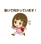 かわいい女の子のスタンプ -基本編-（個別スタンプ：27）