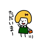 女の子とうさぎの日常（個別スタンプ：12）