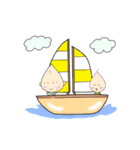 ほんわかじぃさん旅行スタンプ（個別スタンプ：4）