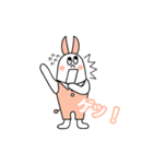 簡単単語うさぎ型ロボ（個別スタンプ：34）