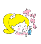 女の子は知らない所で努力してんのよ（個別スタンプ：8）