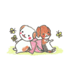 ほわほわわんこのスタンプ（個別スタンプ：30）