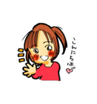 りんごほっぴー＊ガールズ（2）（個別スタンプ：40）
