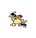 Yellow chicken and devil kid2（個別スタンプ：18）
