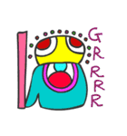 マヤ文字で英語スタンプ（個別スタンプ：4）