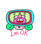 マヤ文字で英語スタンプ（個別スタンプ：6）