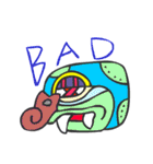 マヤ文字で英語スタンプ（個別スタンプ：7）