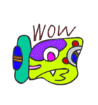 マヤ文字で英語スタンプ（個別スタンプ：9）