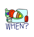 マヤ文字で英語スタンプ（個別スタンプ：14）