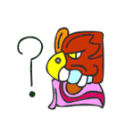 マヤ文字で英語スタンプ（個別スタンプ：26）