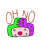 マヤ文字で英語スタンプ（個別スタンプ：35）