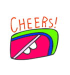 マヤ文字で英語スタンプ（個別スタンプ：38）