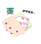 白ブタ・ピグポン（冬編）（個別スタンプ：25）