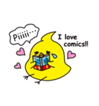 可愛いヒヨコのスタンプ（個別スタンプ：22）