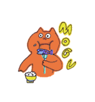 ねこ氏うさぎ氏と仲間たち（個別スタンプ：36）