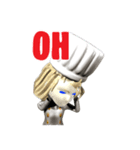 働く大人シリーズ-カリスマシェフ3D（個別スタンプ：39）