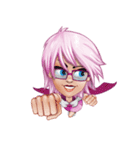 Superhero Girl（個別スタンプ：32）