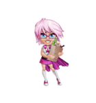 Superhero Girl（個別スタンプ：38）