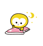 幸福の黄色いフクロウ ver2（個別スタンプ：4）