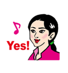 とりあえず英会話女子♪（個別スタンプ：1）