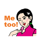 とりあえず英会話女子♪（個別スタンプ：9）