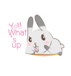 Mameow and Chaeuy The Rabbit（個別スタンプ：4）