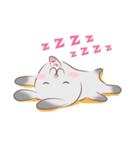 Mameow and Chaeuy The Rabbit（個別スタンプ：7）