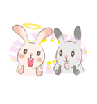 Mameow and Chaeuy The Rabbit（個別スタンプ：8）