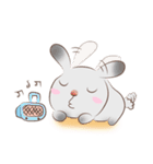 Mameow and Chaeuy The Rabbit（個別スタンプ：15）
