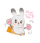 Mameow and Chaeuy The Rabbit（個別スタンプ：17）