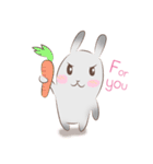 Mameow and Chaeuy The Rabbit（個別スタンプ：25）