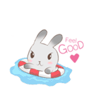 Mameow and Chaeuy The Rabbit（個別スタンプ：40）