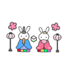 うさこバニラちゃんイベントスタンプ（個別スタンプ：8）