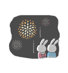 うさこバニラちゃんイベントスタンプ（個別スタンプ：21）