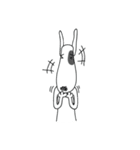 Moji Dog - Happy BullTerrier Dog Sticker（個別スタンプ：6）