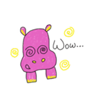 Alien - Rabbit - Hippo - Kids Style (EN)（個別スタンプ：33）