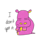 Alien - Rabbit - Hippo - Kids Style (EN)（個別スタンプ：39）