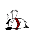 自制心のないイヌ（個別スタンプ：8）